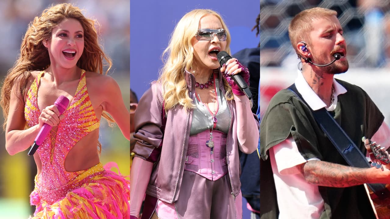 Shakira, Madonna, Justin y más ponen color al medio tiempo de la final del Mundial de Futbol: fotos