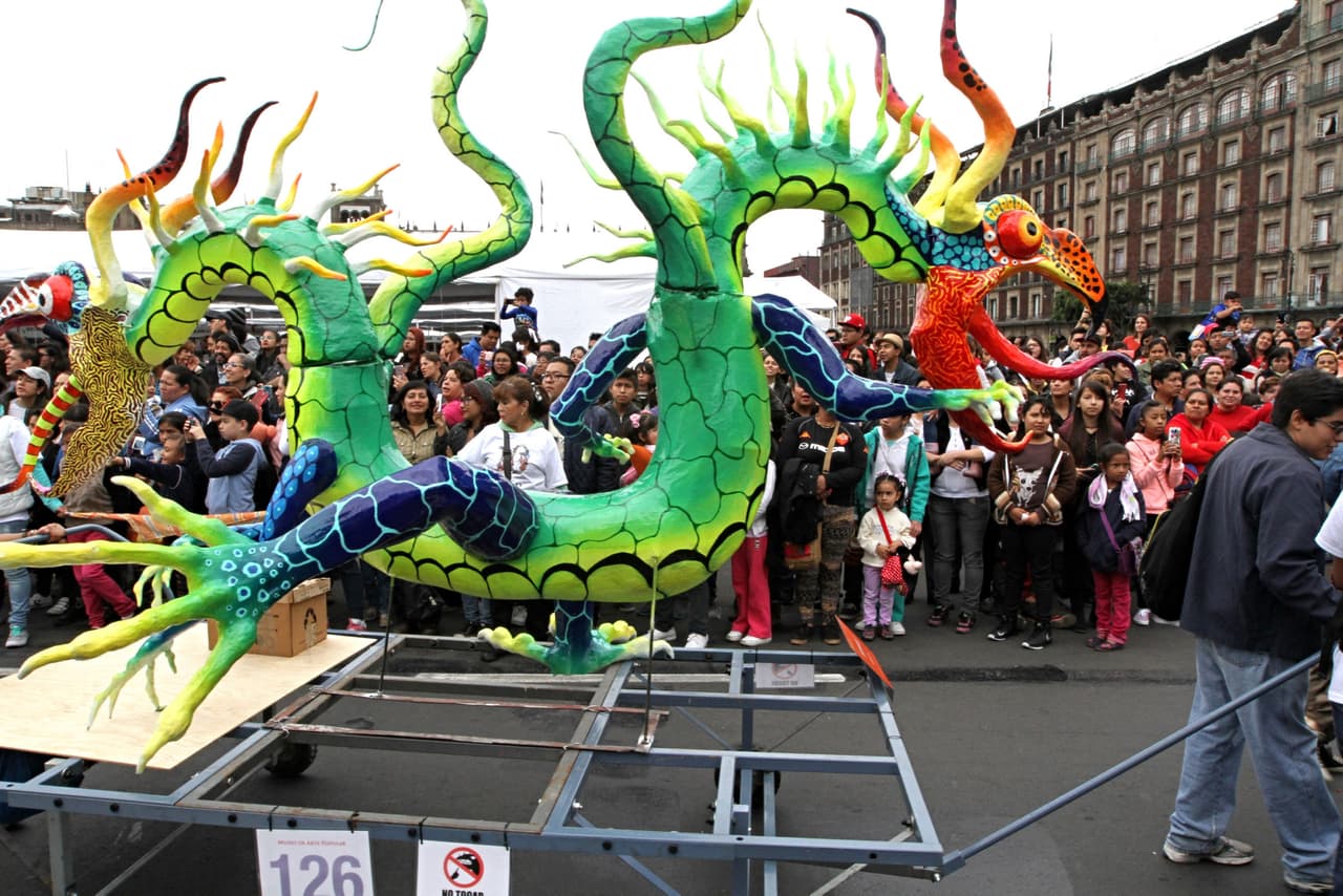 La de este año fue la Décima edición del Desfile y Concurso de Alebrijes Monumentales.
