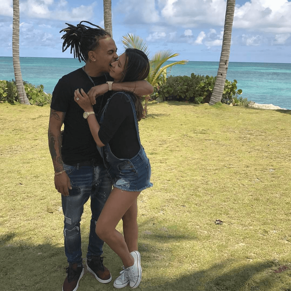 Ozuna y Taina son padres de Sofía y Jacob Andrés a quien le llaman El Rey.
