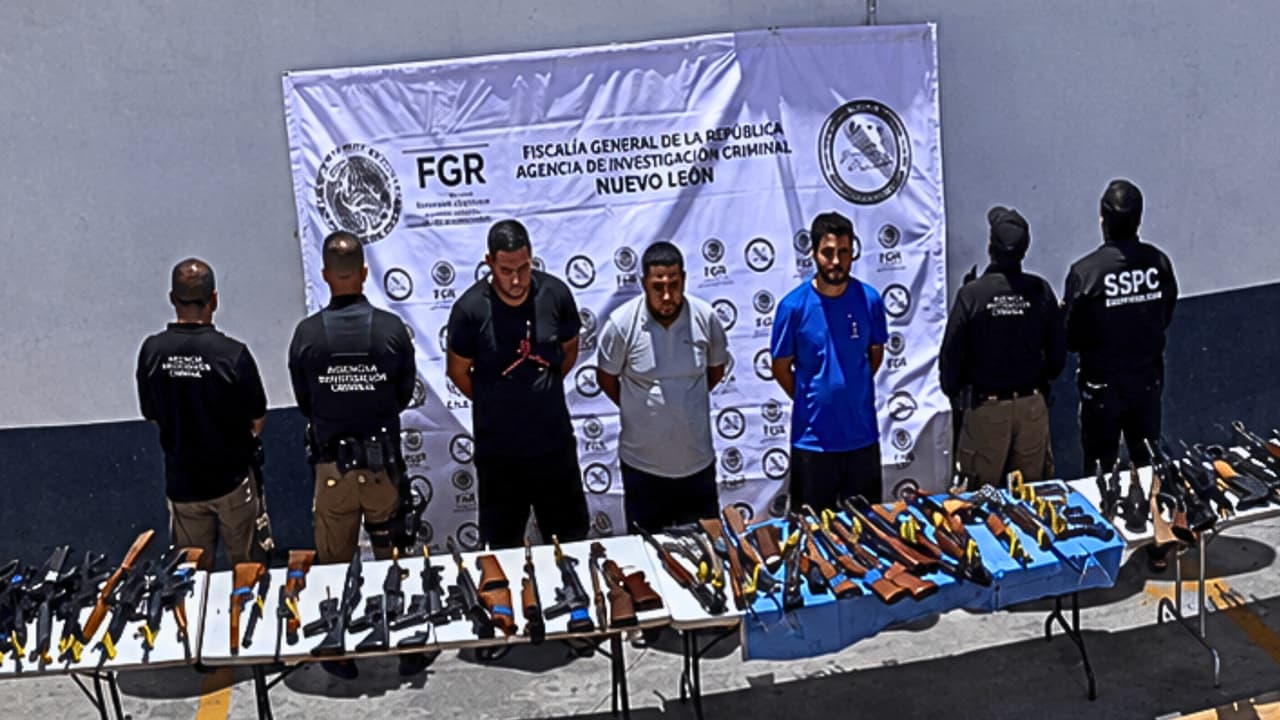 De Texas a Monterrey: decomisan 210 armas y surge la pregunta sobre el papel de Dallas