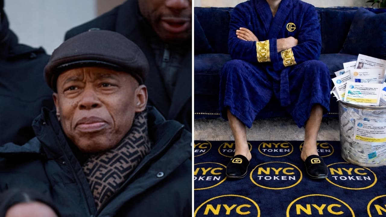 Eric Adams lanza criptomoneda NYC Token que cae 80% y genera acusaciones