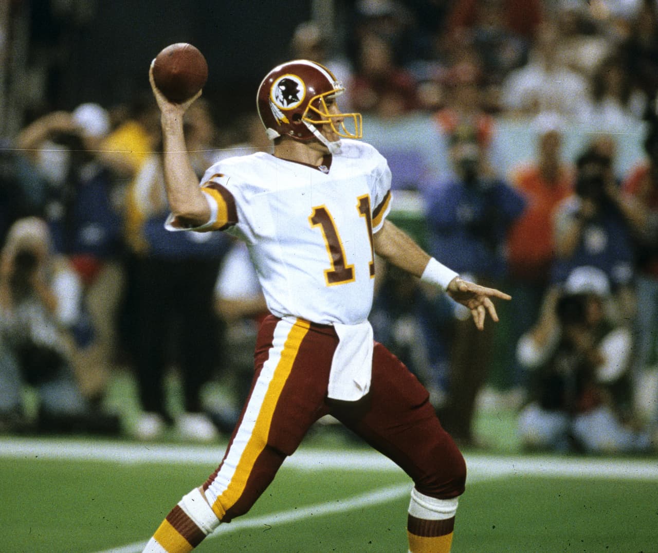 <b>Mark Rypien</b>: Seleccionado en la 6ª ronda del Draft de 1986 por los Washington Redskins y campeón en 1991.