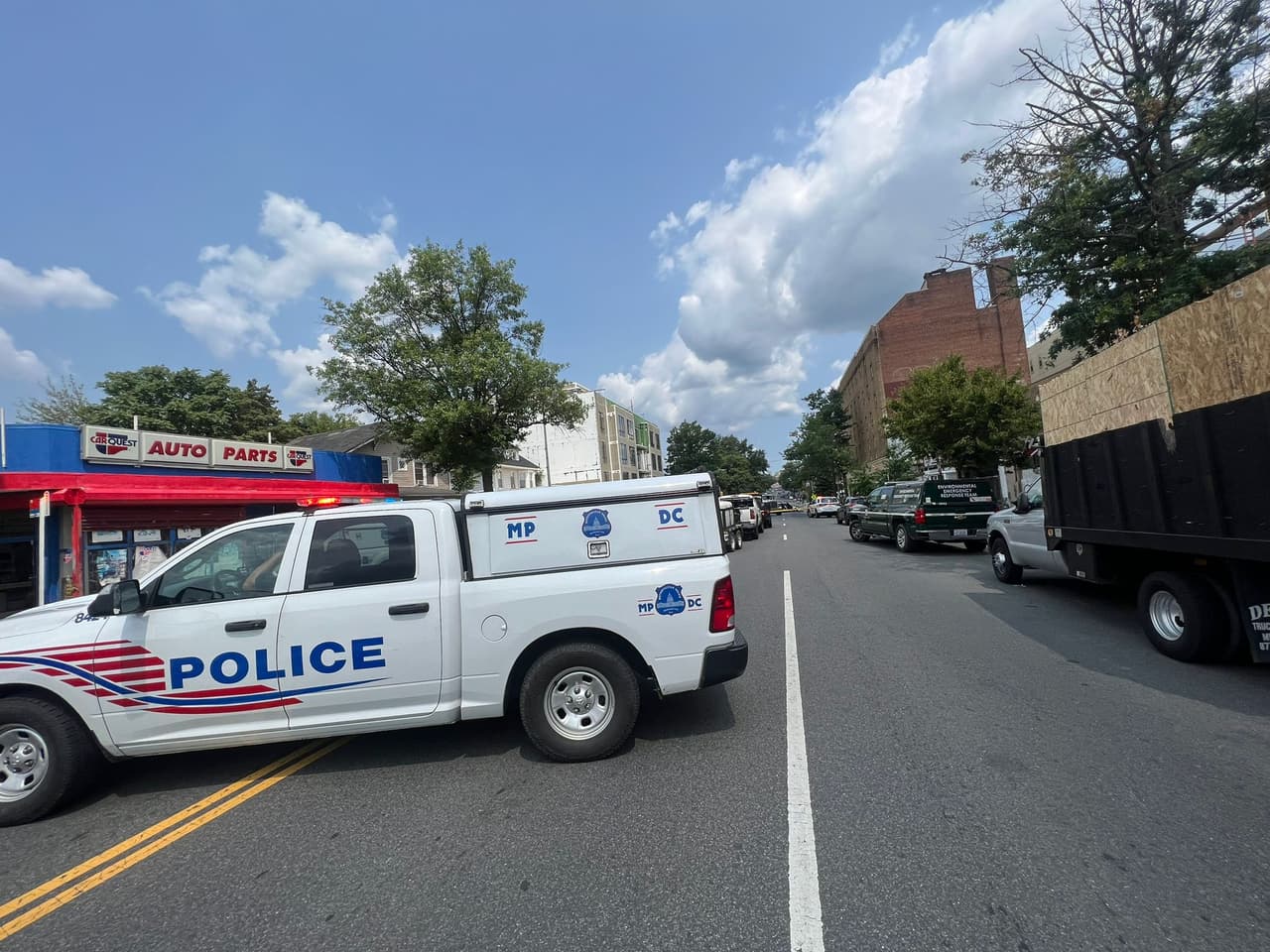Ocurrió en Georgia Avenue cerca de Farragut Street NW.