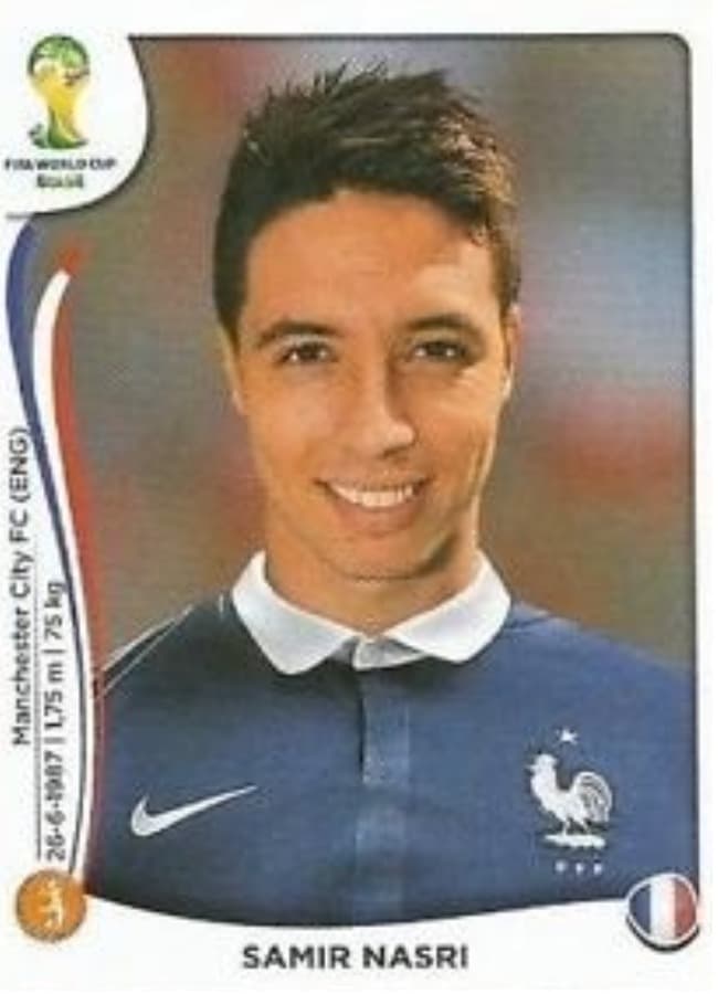 Sami Nasri fue otro que en Brasil 2014 no fue convocado en Francia.