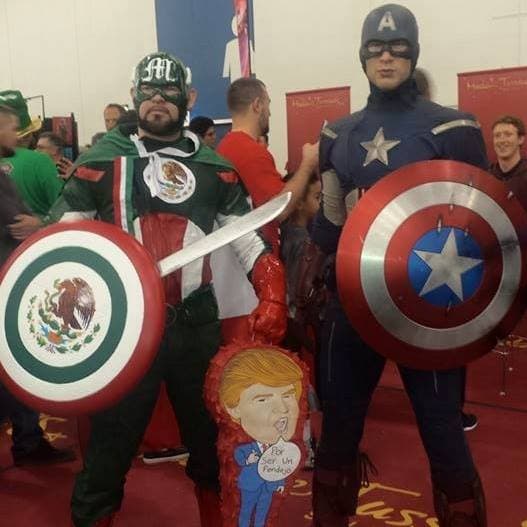 Un latino crea el superhéroe de Capitán México para luchar contra Trump