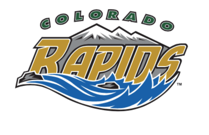 Colorado Rapids es otro de los equipos que inauguraron la liga. Este fue el logo del club entre 1996 y 2001.