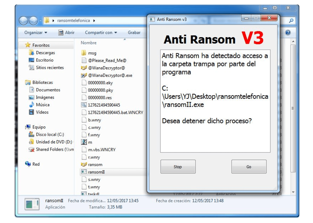 <b>9- Buen antivirus y buen antimalware, gran combinación.</b>
<br>Si usas Windows, asegúrate de que Windows Defender y el firewall estén activados y actualizados. También puedes descargar un programa antimalware para complementar. En el caso del
<i>ransomware</i>, el
<b><a href="http://www.univision.com/noticias/tecnologia/10-claves-y-como-protegerte-del-virus-que-esta-atacando-a-computadoras-en-todo-el-mundo-fotos" target="_blank">Anti Ransom V3</a></b> de Yago Jesus (
<b><a href="https://twitter.com/YJesus" target="_blank">según él mismo publicó en Twitter</a></b>) frenó a tiempo a Wanna Decryptor.
<br>