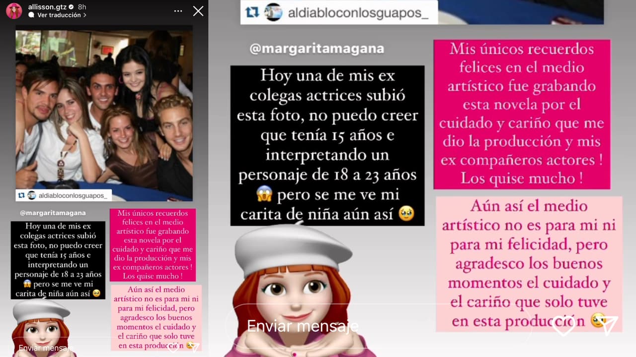 Allisson Lozz reveló así que guarda buenos recuerdos de Al Diablo con los Guapos.