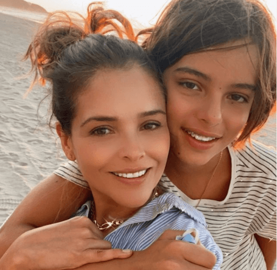 Actualmente el primogénito de la actriz tiene 12 años cumplidos.
<br>