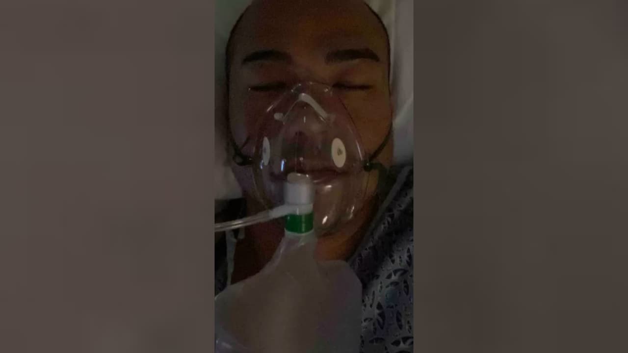 "Desearía haberme vacunado": Un hombre pide que cuiden a su hijo antes de morir por covid-19