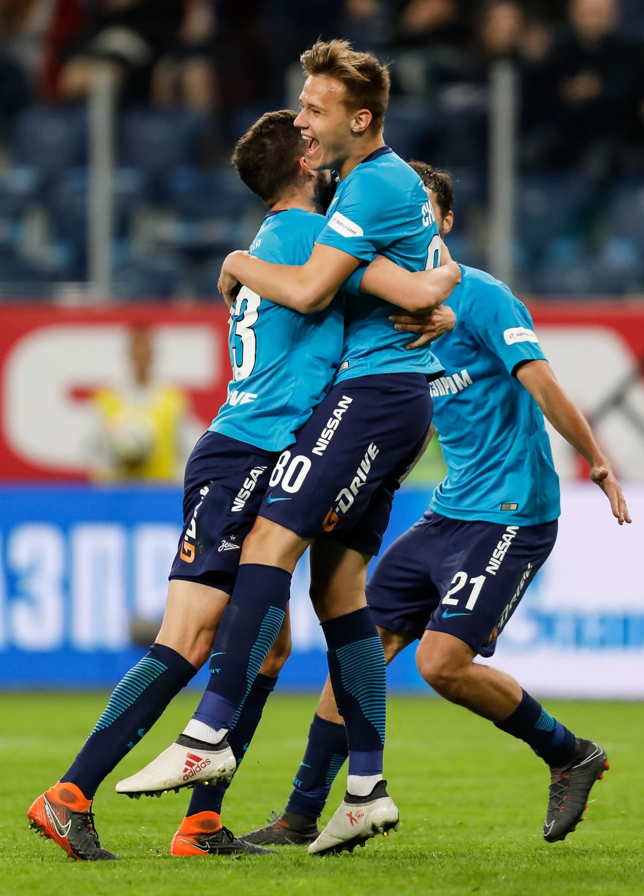 Ilya Skrobotov con Zenit en la Liga de Rusia (2017)