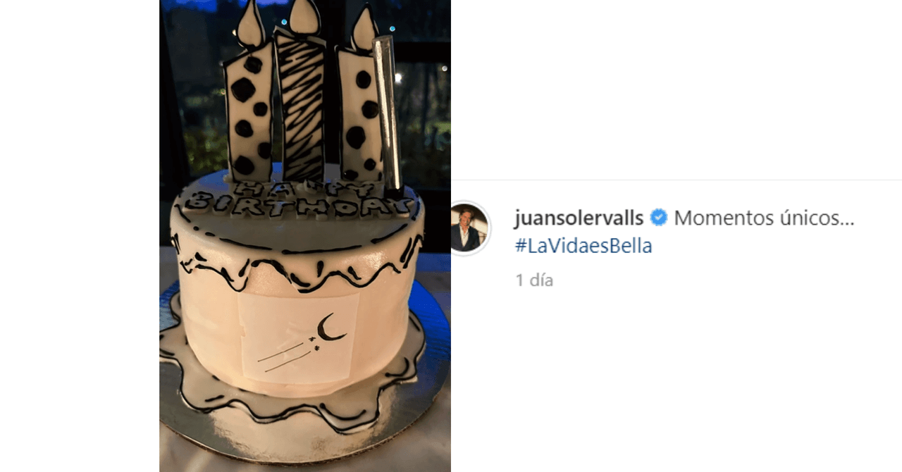 Juan Soler celebró su cumpleaños 57 junto a Paulina Mercado