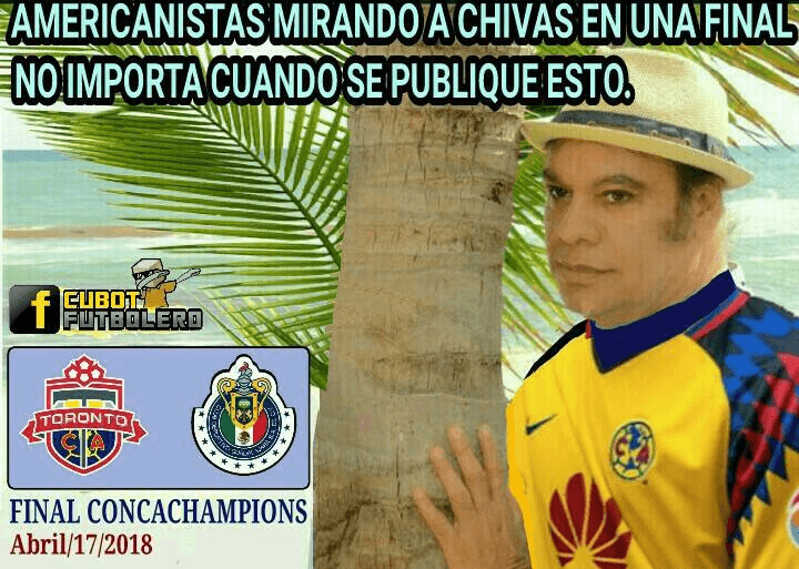 El triunfo de Chivas en el juego de ida de la final contra Toronto en la Liga de Campones de Concacaf dio para el humor de los usuarios en las redes sociales.