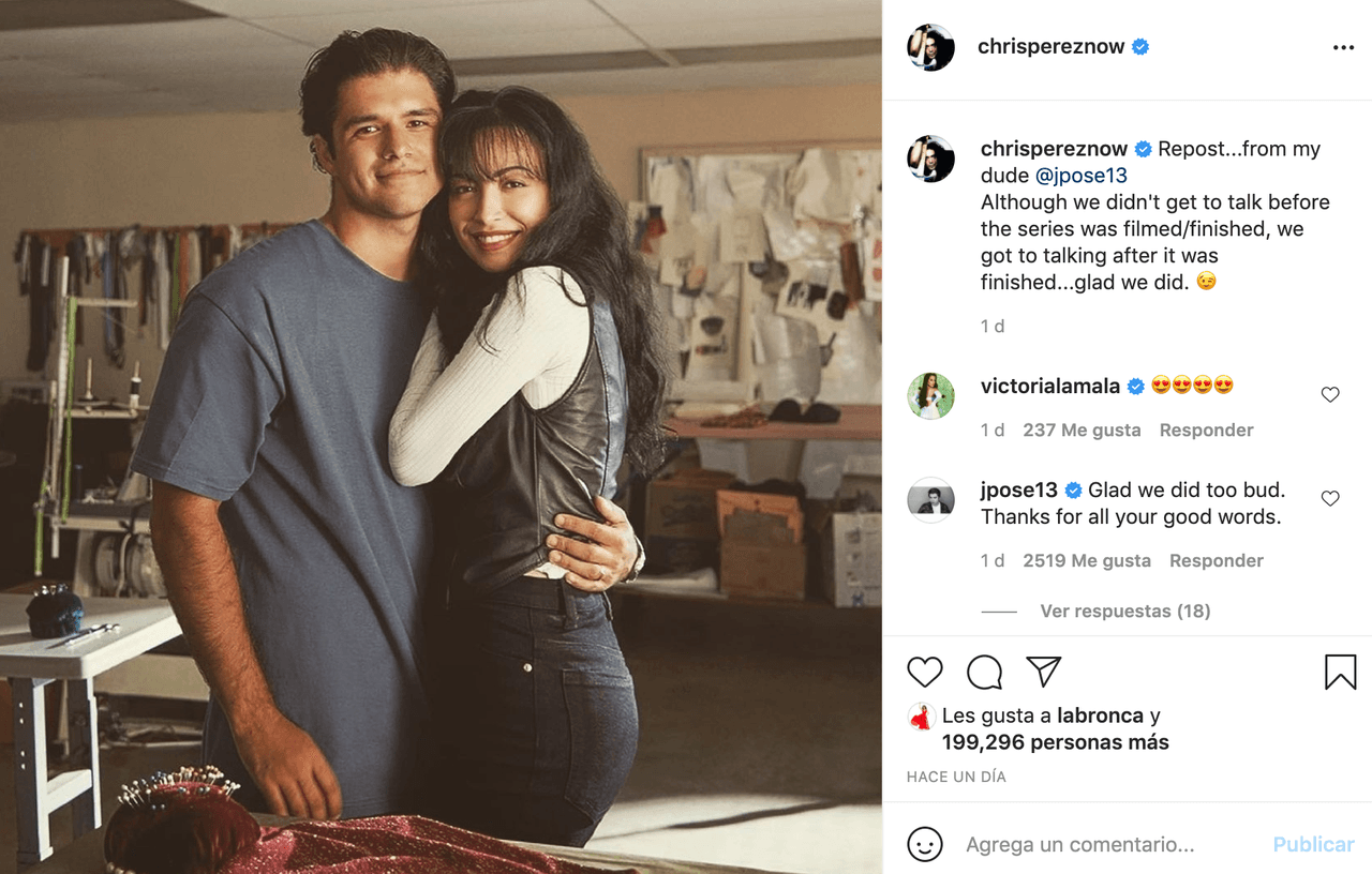 Sin embargo, se supo que a Pérez nunca le mostraron los libretos y tampoco tuvo contacto alguno con el actor Jesse Possey, que lo interpreta en la serie, dejándolo totalmente fuera de ese proyecto.