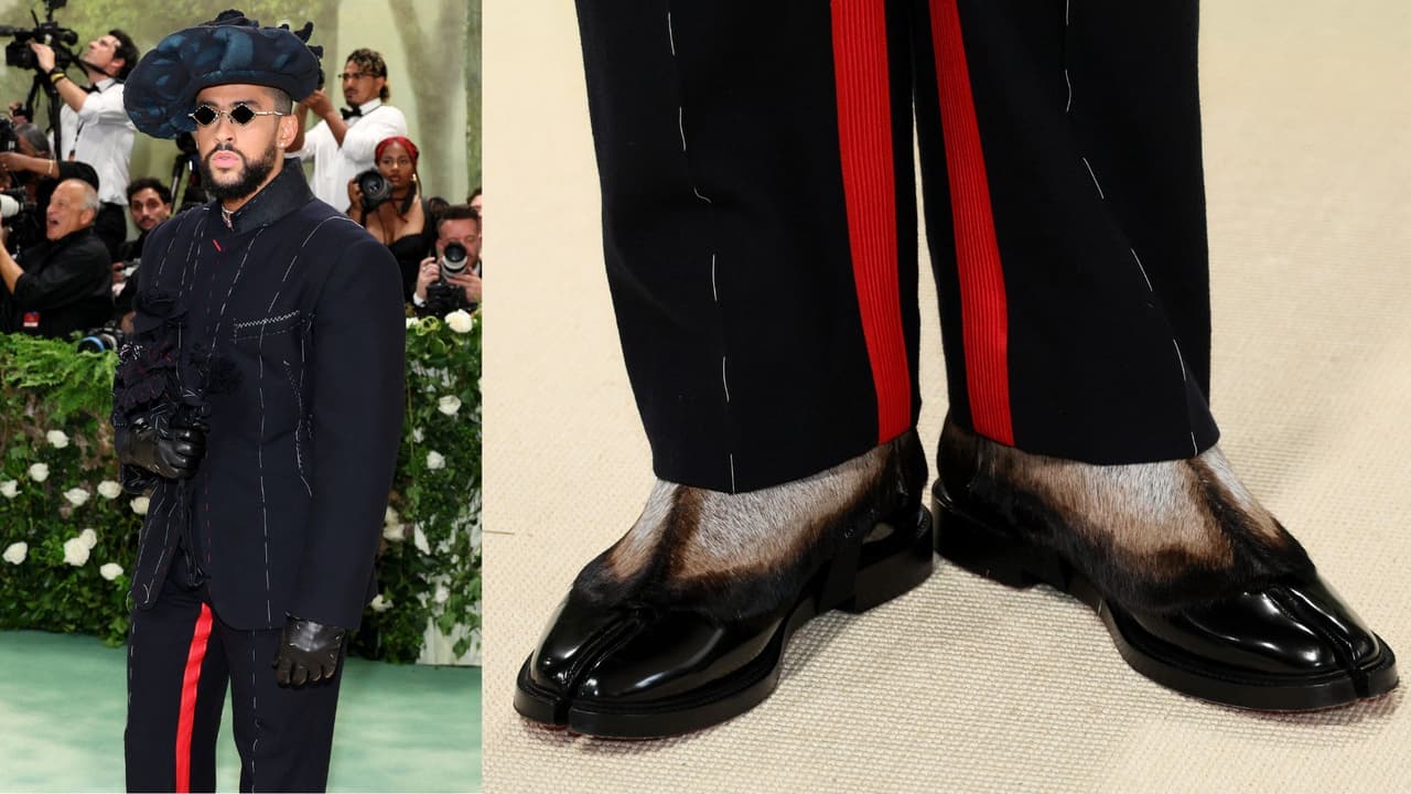 Bad Bunny en la Met Gala 2024.
