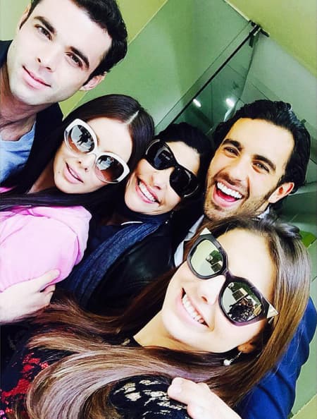 El elenco de 'Pasión y poder' lo consintió en su festejo de 25 años, pues hizo grandes amistades dentro de esta telenovela.
