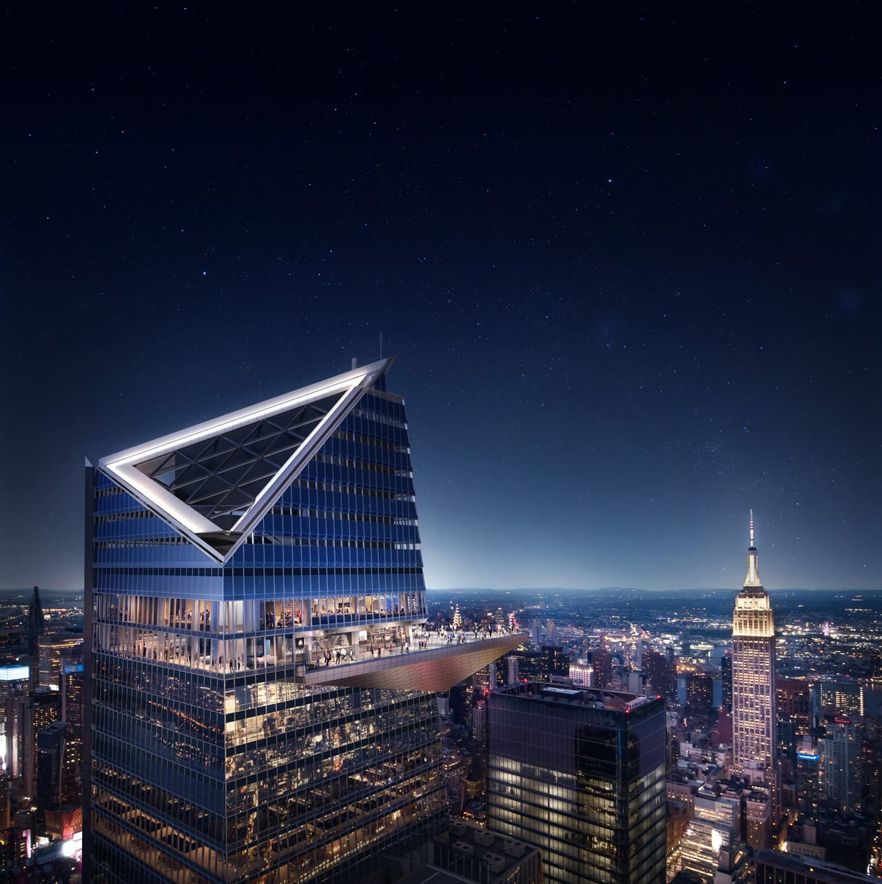 Edge está ubicado en el corazón de Hudson Yards, el vecindario más nuevo de la ciudad de Nueva York en la cima de la High Line, que ofrece más para ver, hacer y explorar antes y después de su visita.
<br>