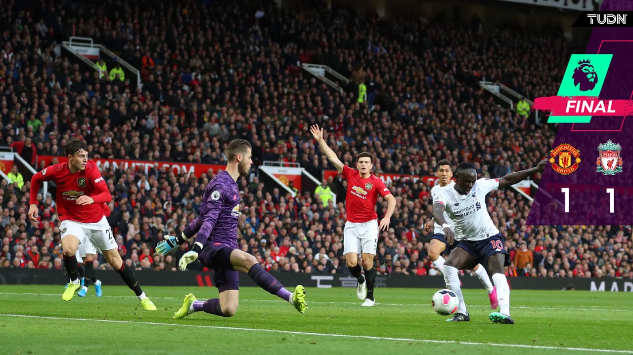Liverpool rescata punto ante el United en el Clásico Inglés