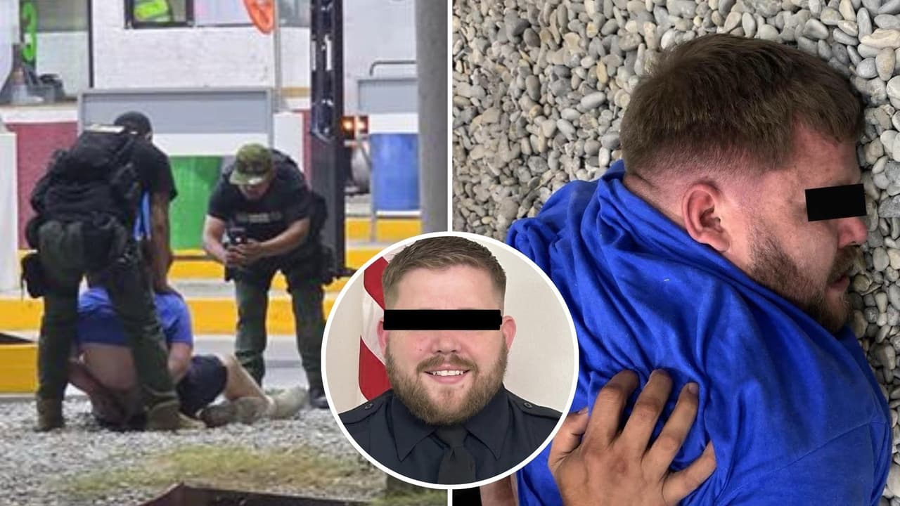 Un policía de Texas asesina a 3 personas en México y huye con su hijo pequeño