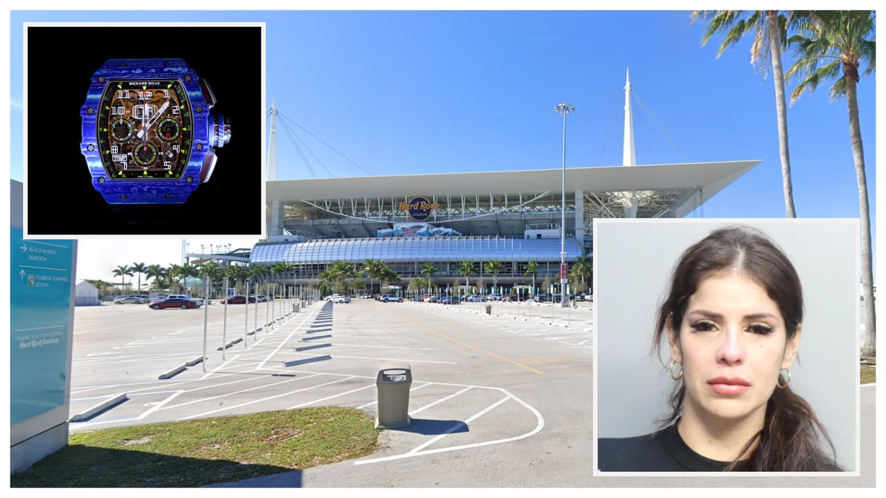 La arrestan acusada de robar a un hombre un reloj de $750,000 durante el Miami Open