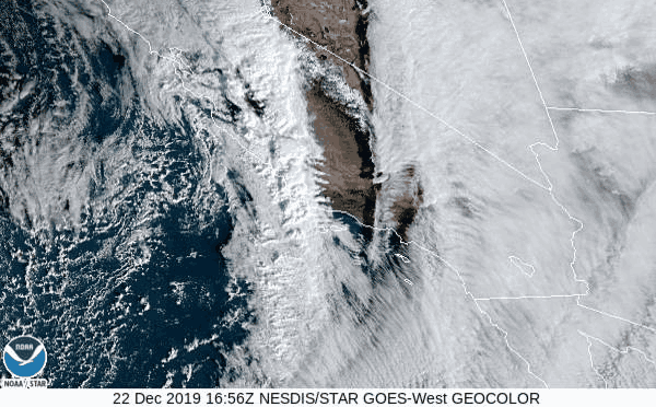 Sistema de tormentas invernales amenaza con congelar la navidad en el sur de California