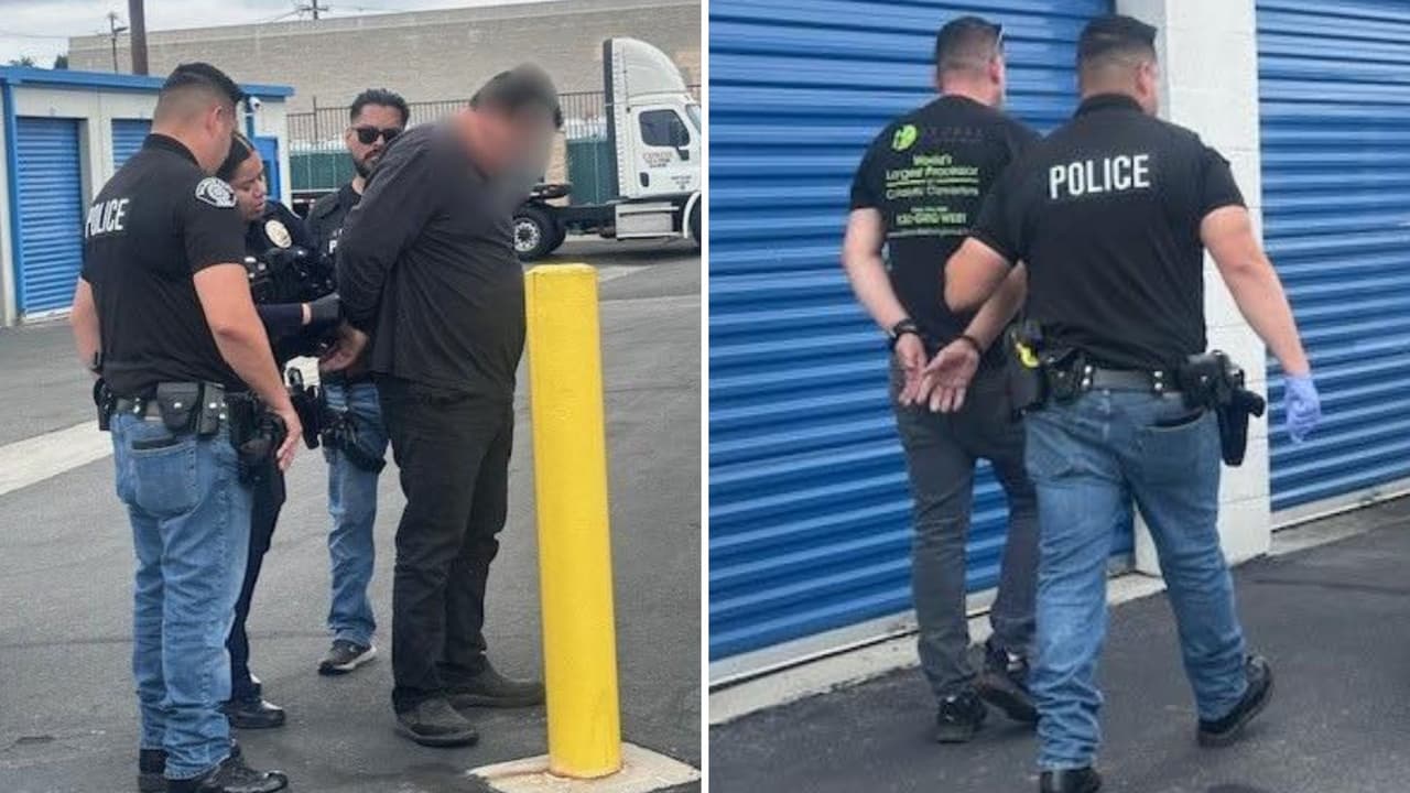 Ahí arrestaron a
<b>cuatro sospechosos de vender convertidores catalíticos presuntamente robados y además aseguraron cuatro vehículos como evidencia.</b>
<br>
<br> Al menos cuatro hombres y una mujer fueron esposados y puestos en custodia del Departamento de Policía de Baldwin Park; sus identidades no fueron reveladas.