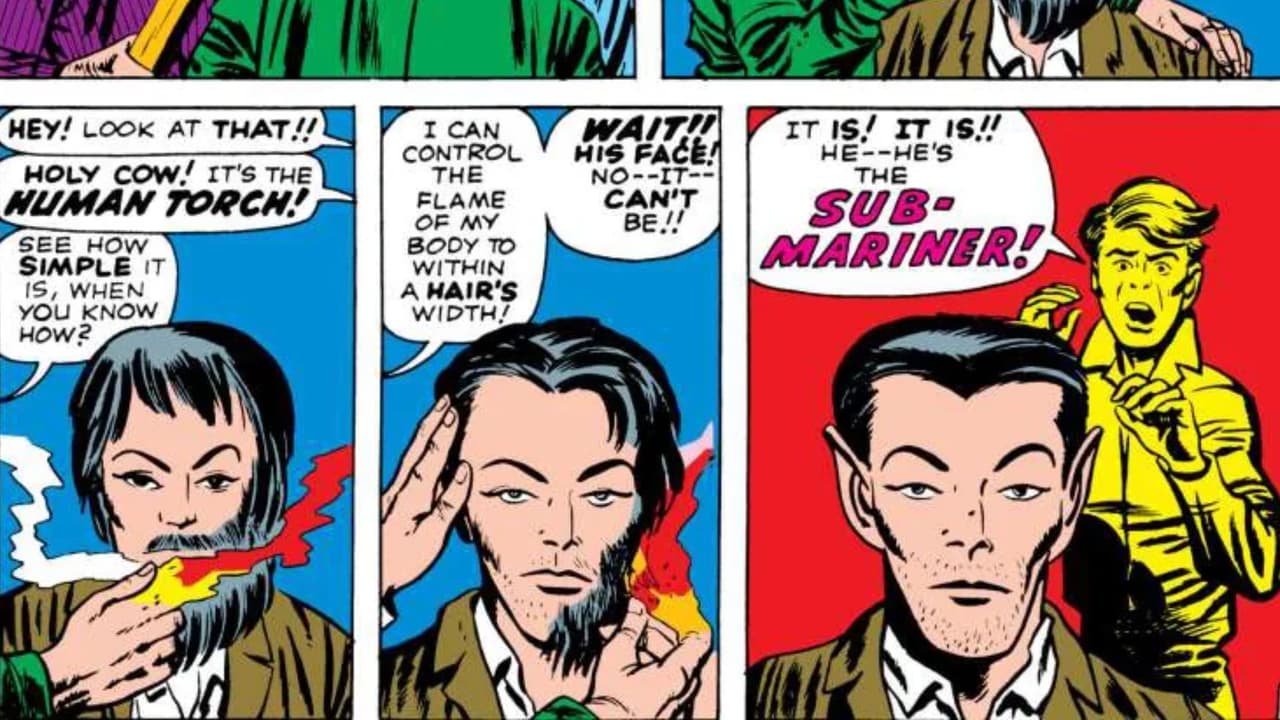 Namor en los cómics tuvo amnesia y vivió como vagabundo.