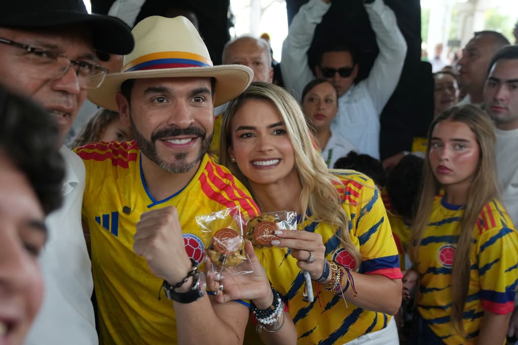 Abelardo de la Espriella y su esposa Ana Lucía Pineda.