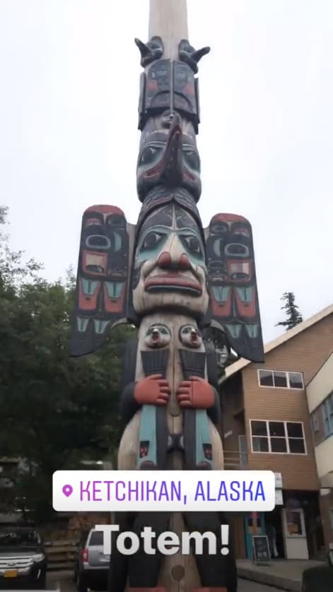 Los totems son muy populares dentro de la cultura de ese estado.