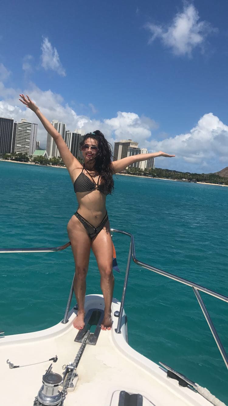 Así vive día a día sus merecidas vacaciones Carlita Medrano.