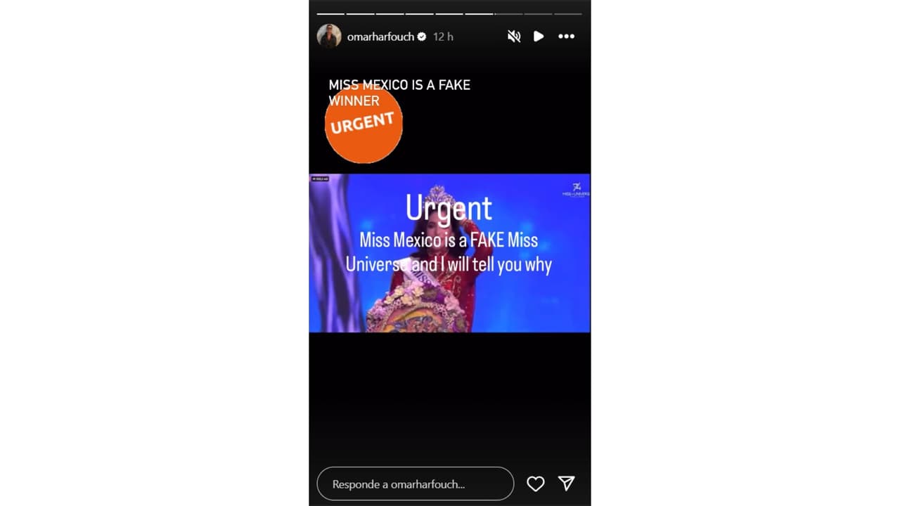 El pianista Omar Harfouch llamó "falsa ganadora" a Miss México.