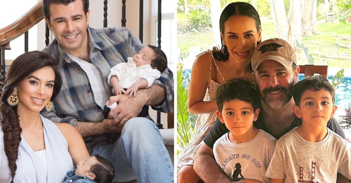 Los gemelos de la pareja son los más pequeños de la casa