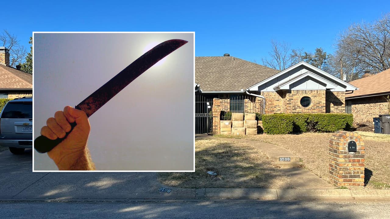 La tarde del sábado 7 de enero, policías de Fort Worth le dispararon a un hombre que los amenazó con un machete.