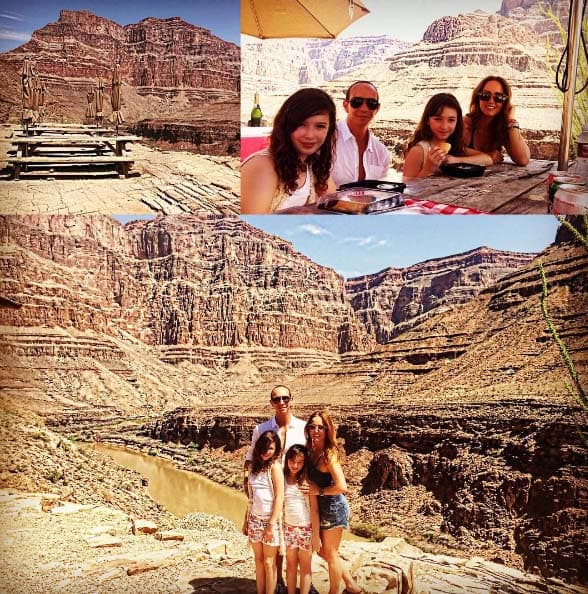 ¡Increíble! Un picnic en el Gran Cañón de Arizona.