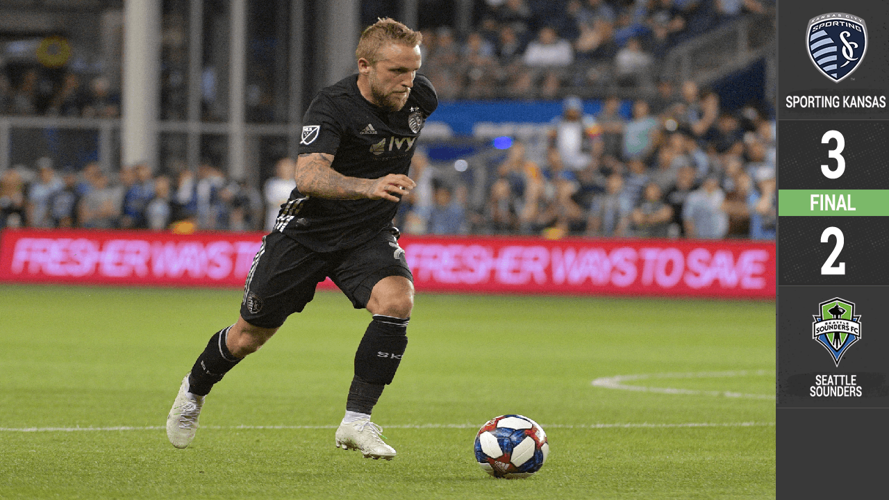 Con espectacular 'hat-trick' escocés, Sporting KC se impuso a Seattle en trepidante partido