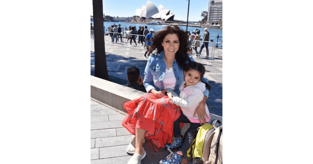 Alessandra Rosaldo y su hija Aitana