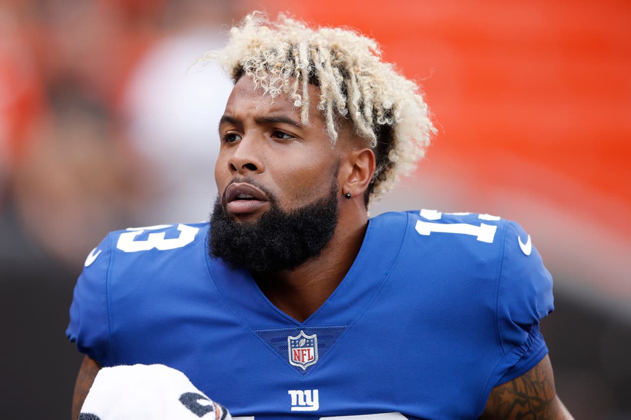 Odell Beckham es famoso por sus festejos y atrapadas espectaculares, ahora jugará con Cleveland tras negociarlo con Giants.