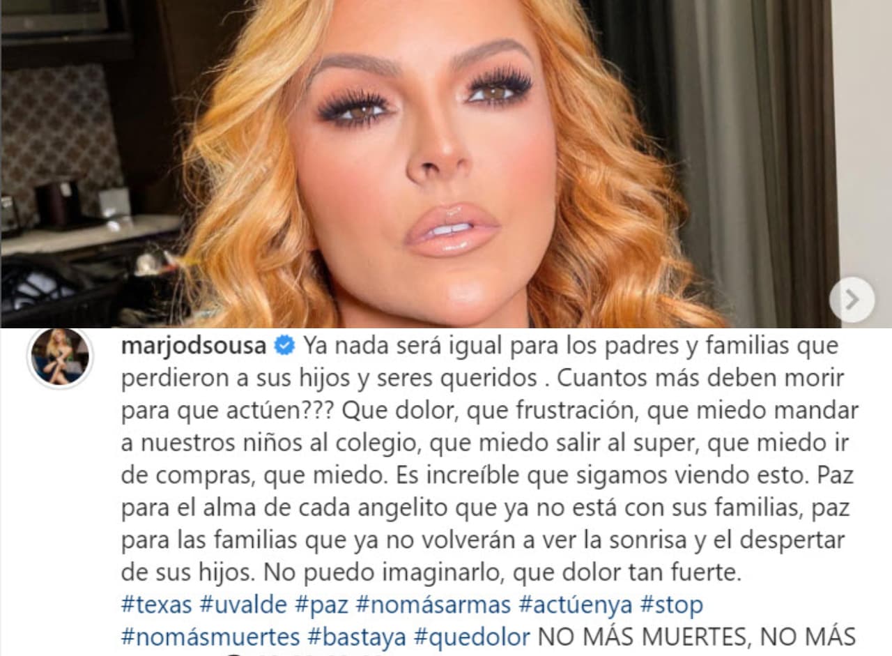 Marjorie de Sousa, quien es madre de Matías (5 años) expuso que "
<b>nada será igual para los padres</b> y familias que perdieron a sus hijos y seres queridos" en la masacre: "¿Cuántos más deben morir para que actúen?".