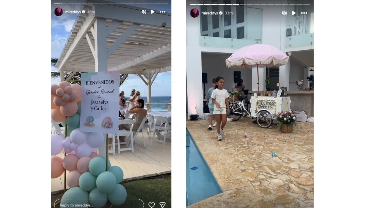 Jesaaelys vistió color verde para la celebración.