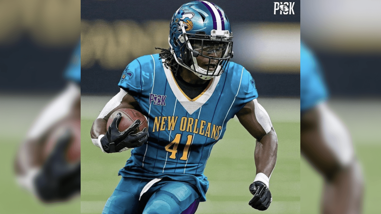 <b>Alvin Kamara</b>
<br>El runningback de los New Orleans Saints tendría una variante muy interesante con la indumentaria de New Orleans Pelicans.