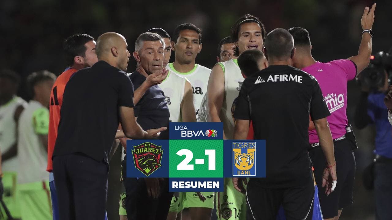Juárez derrota a Tigres en encuentro de la Jornada 12 del Torneo Clausura 2026 de la Liga MX