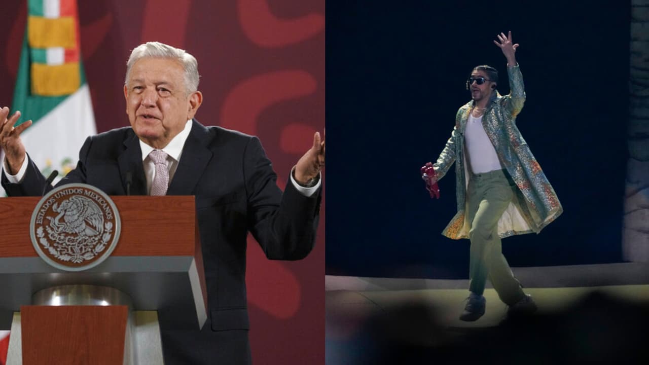Por qué López Obrador le pidió a Bad Bunny cantar gratis en el Zócalo de la Ciudad de México