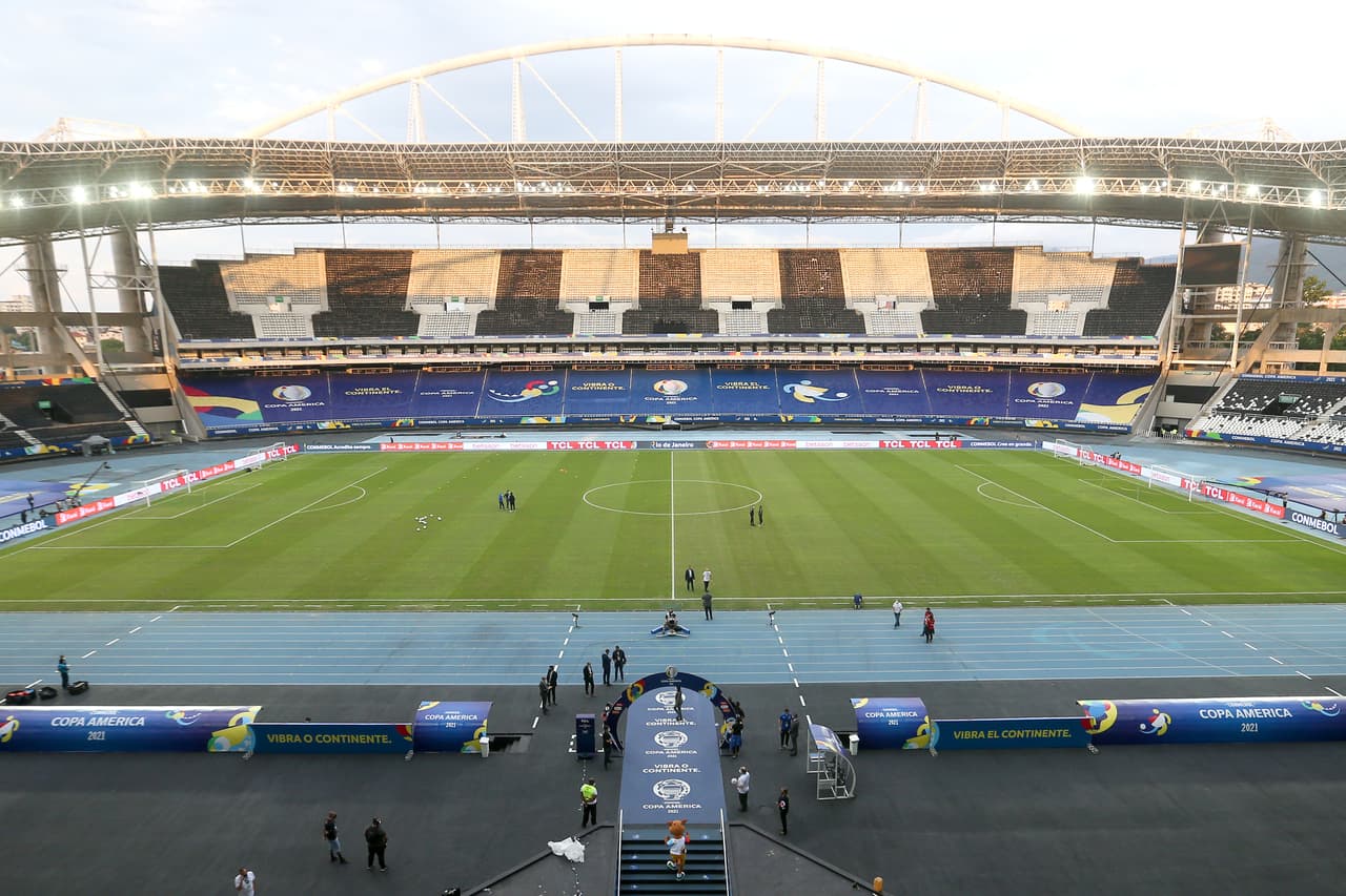 El Nilton Santos de Rio de Janeiro fue la sede del juego.