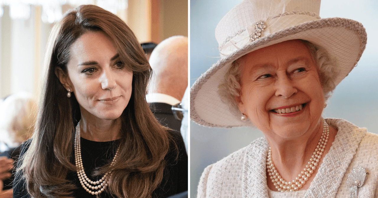 Kate Middleton/reina Isabel II