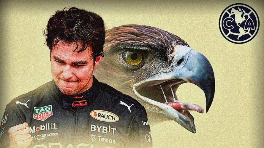 América felicita a Checo Pérez tras meterse al podio en Inglaterra