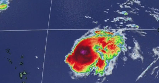 El huracán Jerry podría dejar hasta dos pulgadas de lluvia en Puerto Rico