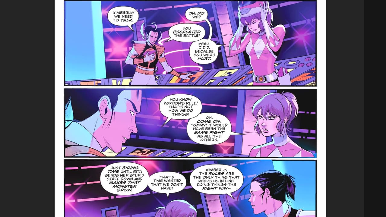 En un cómic se explica por qué los Power Rangers no usan los Zords al inicio de sus peleas.