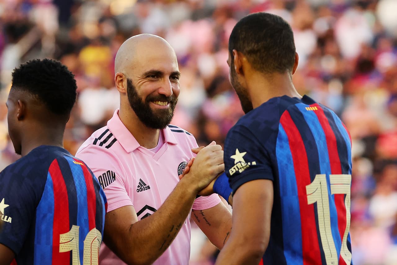 Inter Miami no metió ni las manos ante un Barcelona que se impuso con goles de Aumabeyang, Rapinha, Ansu Fati, Gavi, Depay y Dembélé.