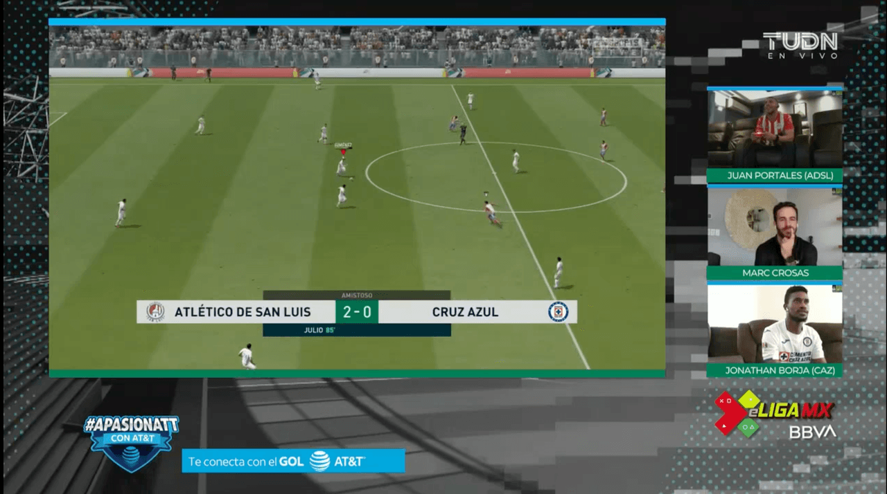 Matías Catalán y Julio fueron los anotadores de San Luis que llega a cuatro unidades, mientras la Máquina vuelve a caer y preocupa su inicio en eLiga MX.