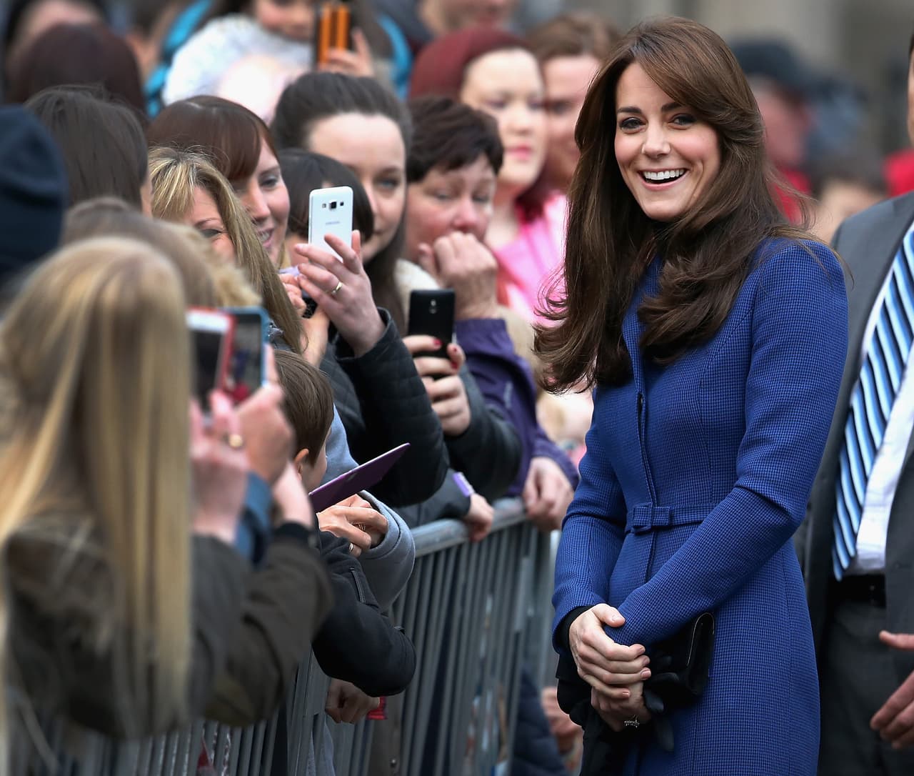La Duquesa de Cambridge cautivó durante su visita.